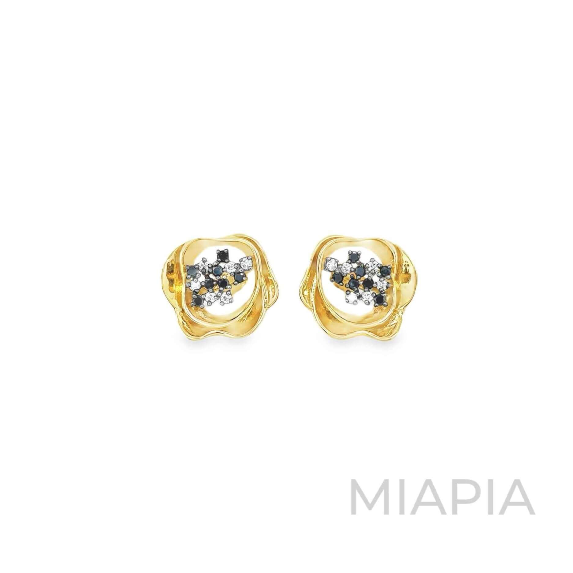 Midnight Bloom Studs