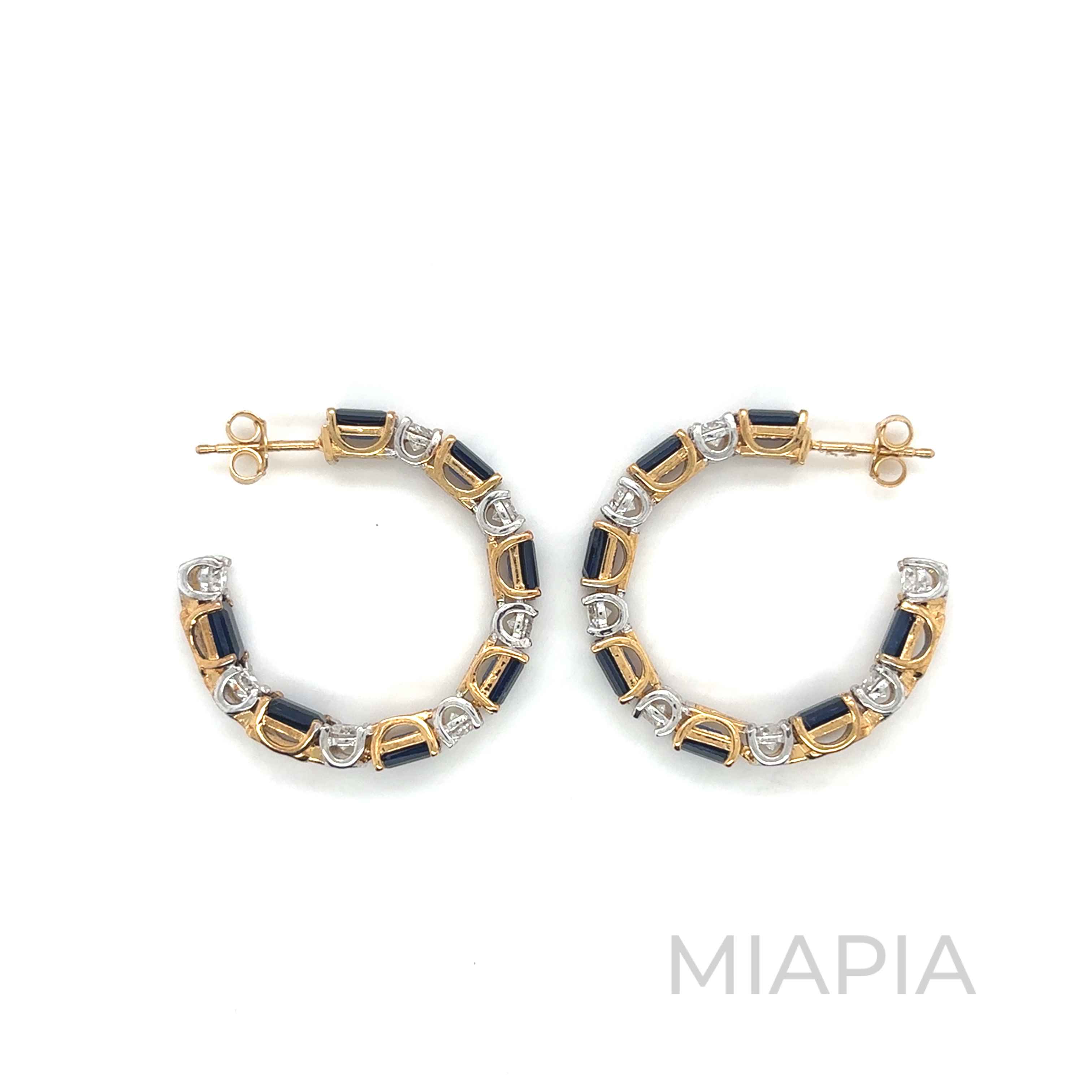 Saphire Enchant Hoops