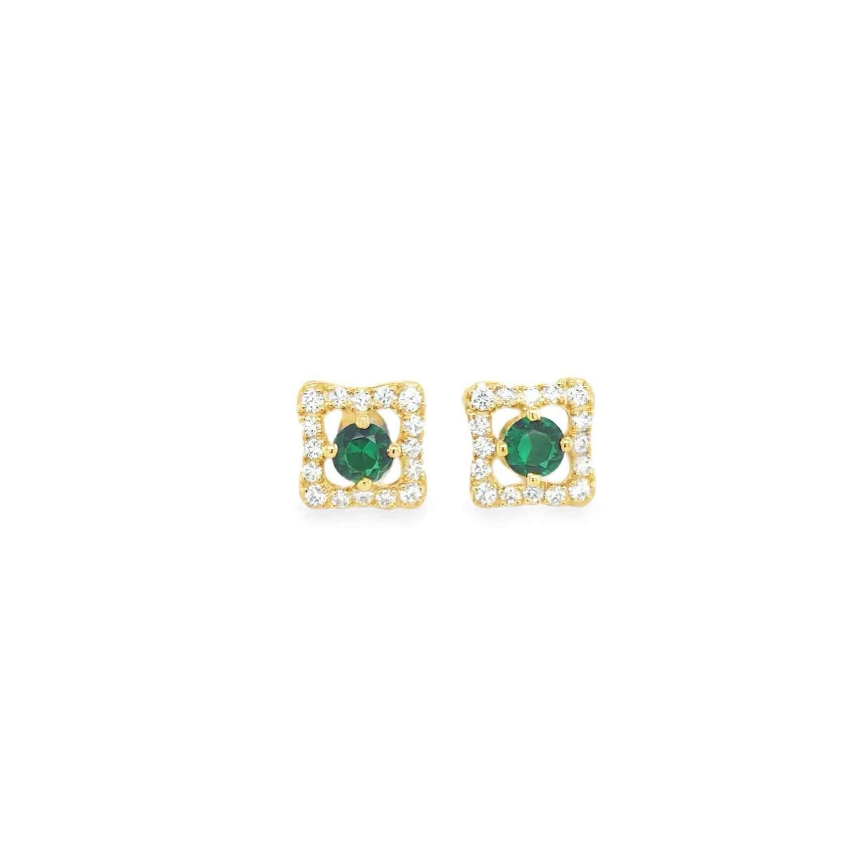 Emerald Elegance Studs