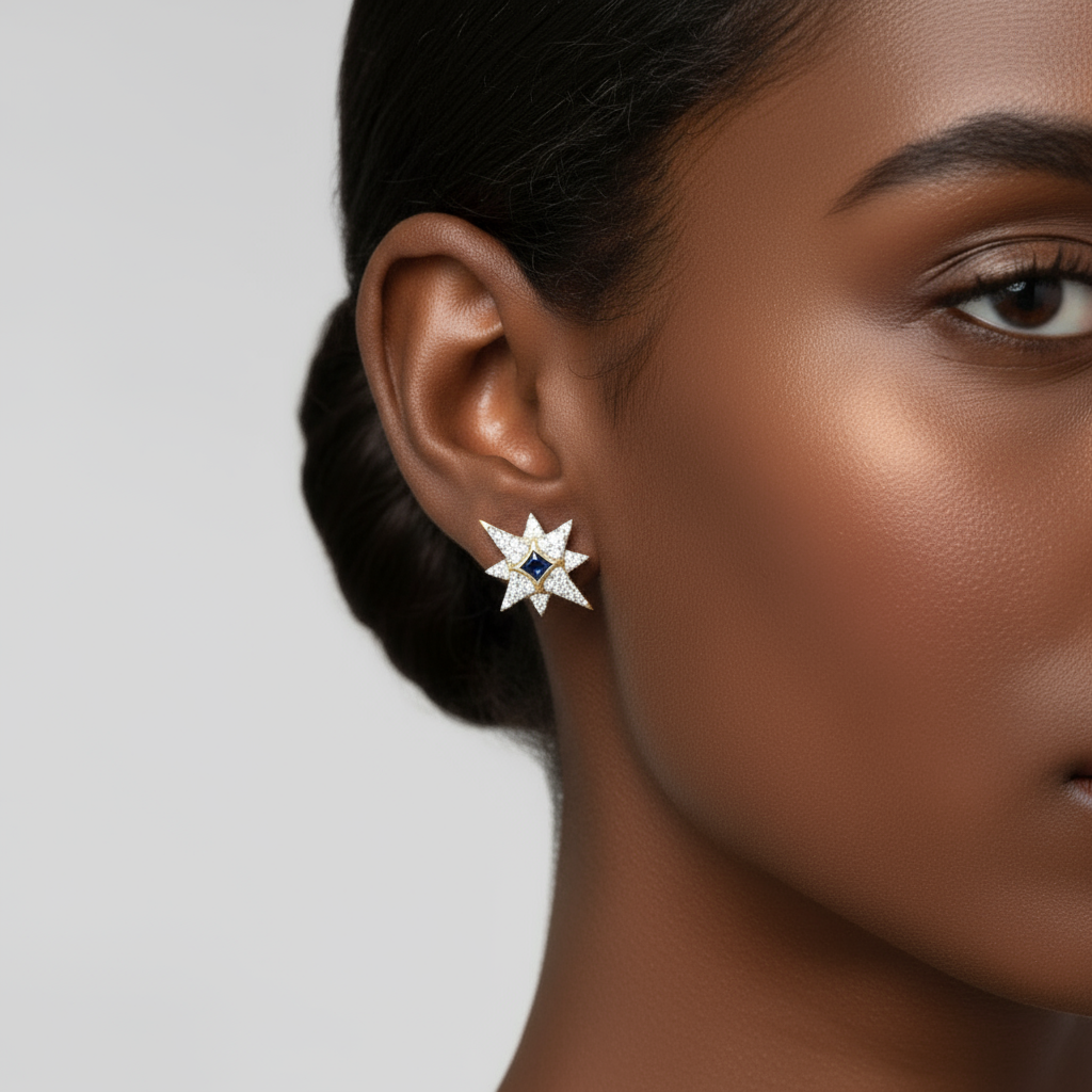 Celestial Starburst Studs