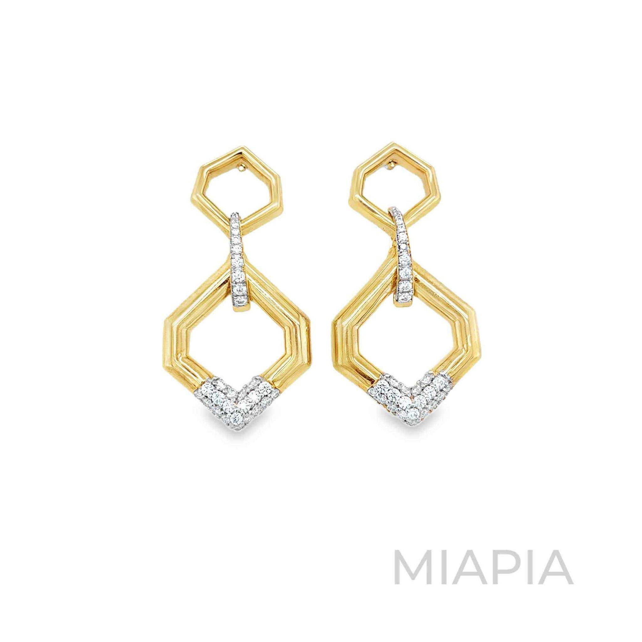 Hexa Luxe Drop Earrings