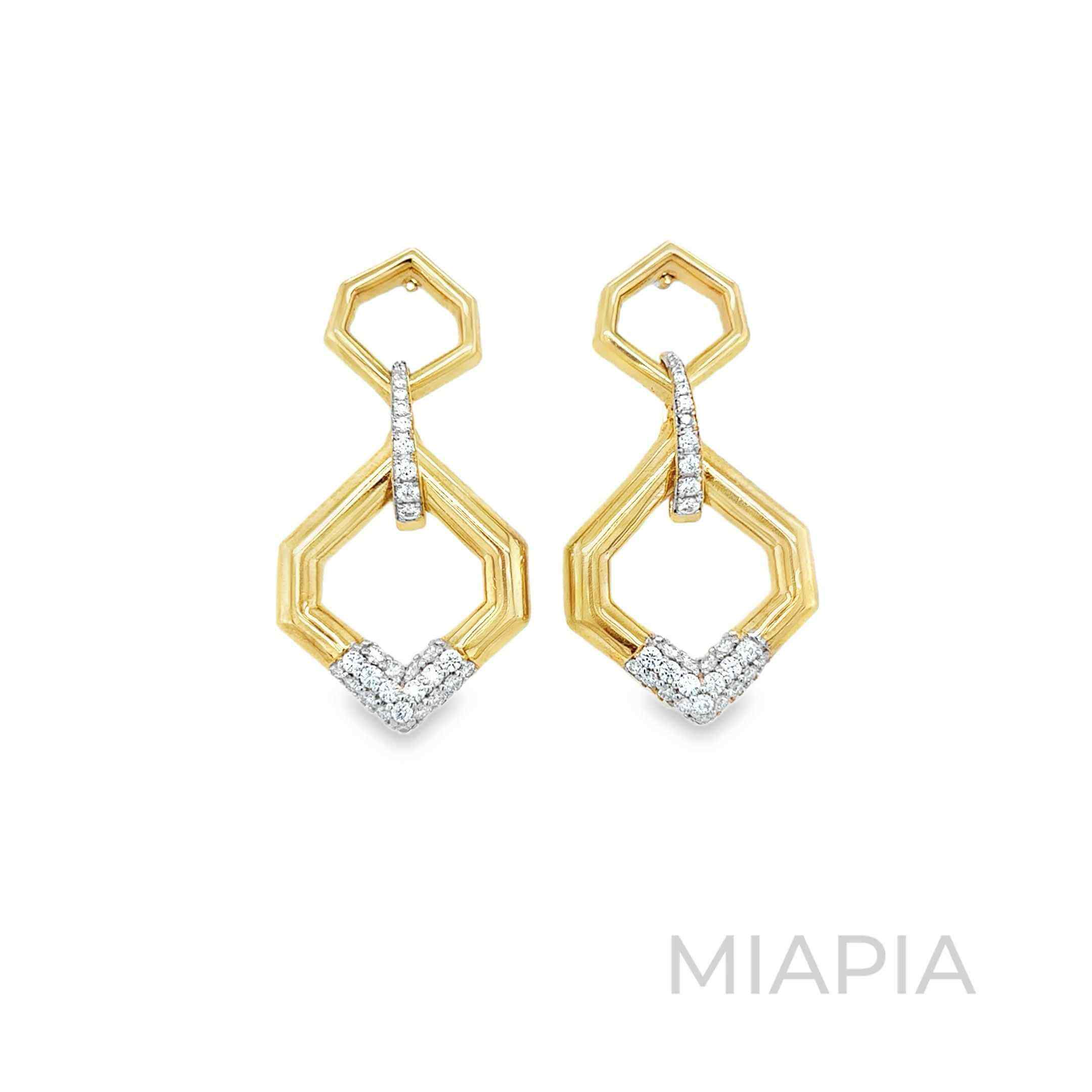 Hexa Luxe Drop Earrings
