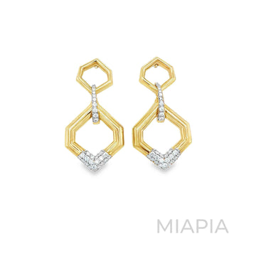 Hexa Luxe Drop Earrings