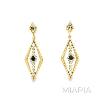 Noir Vision Drop Earrings