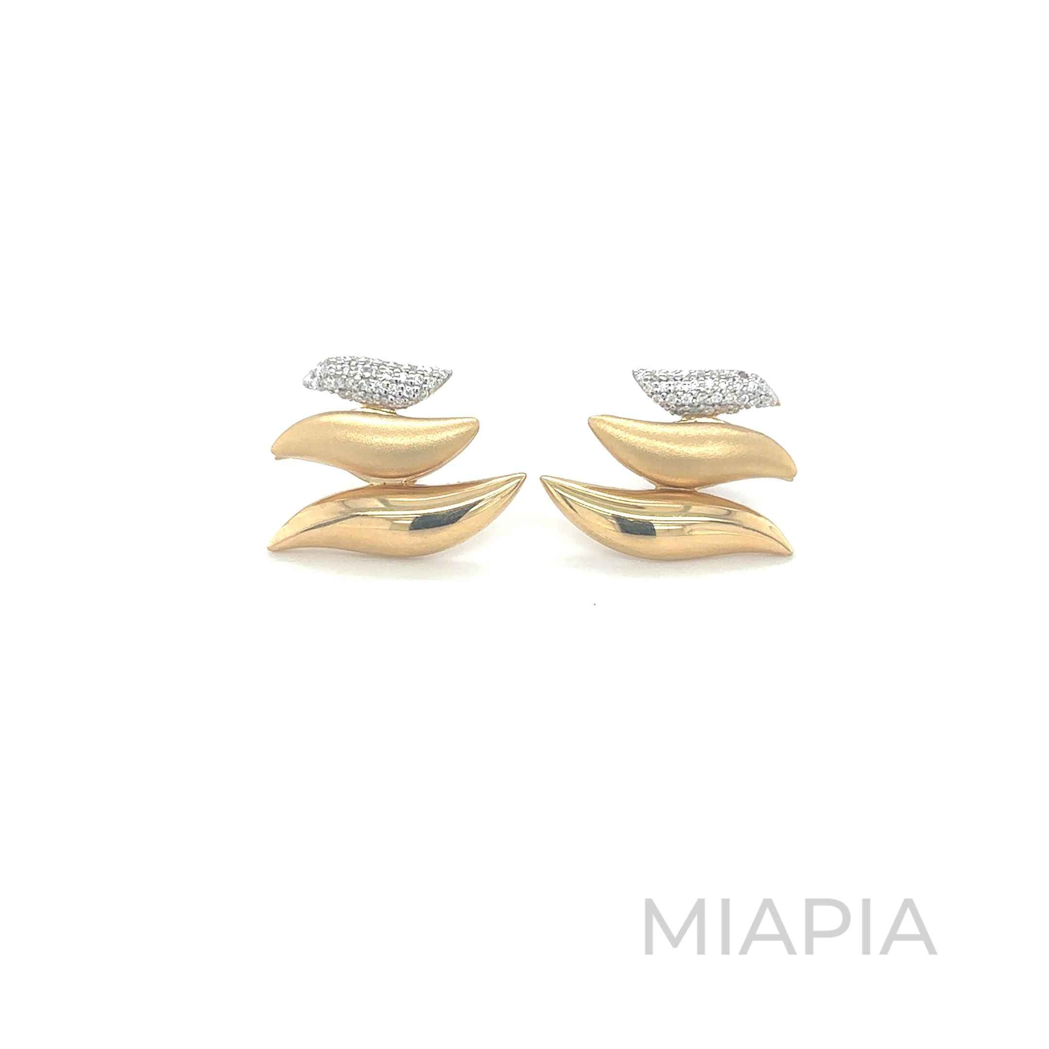 Ripple Stud Earrings