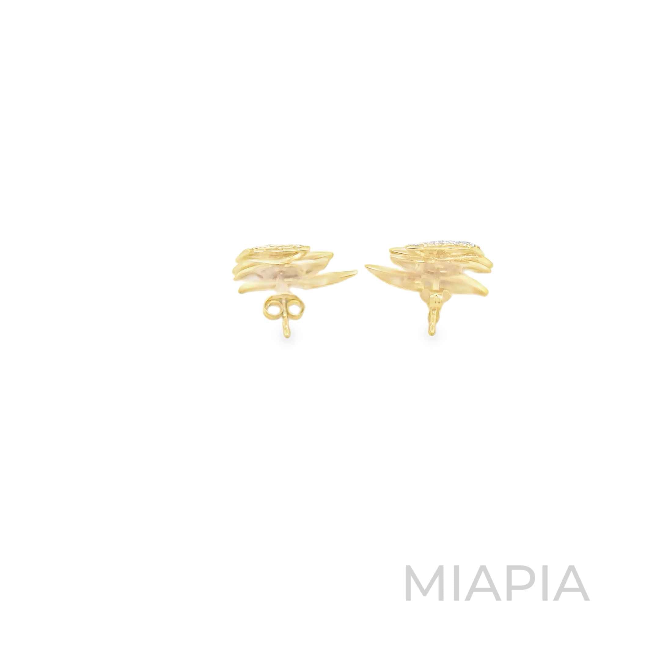 Ripple Stud Earrings