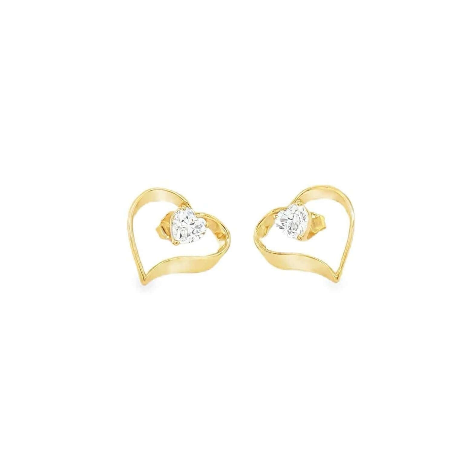 Heartbeat Stud Earrings