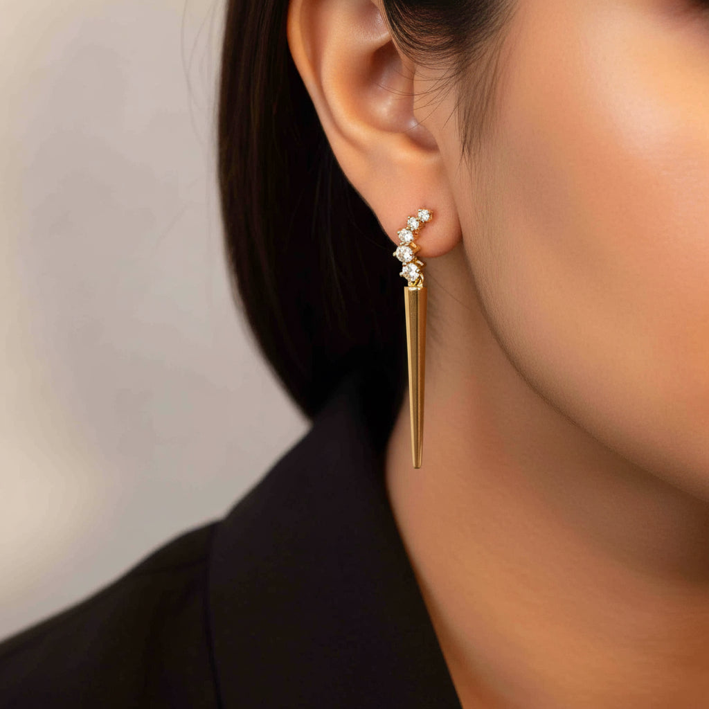 Ethereal Vine Drop Earrings