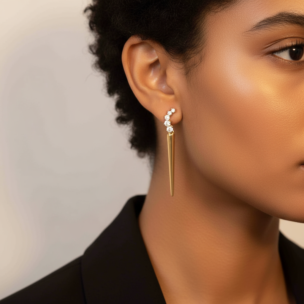 Ethereal Vine Drop Earrings