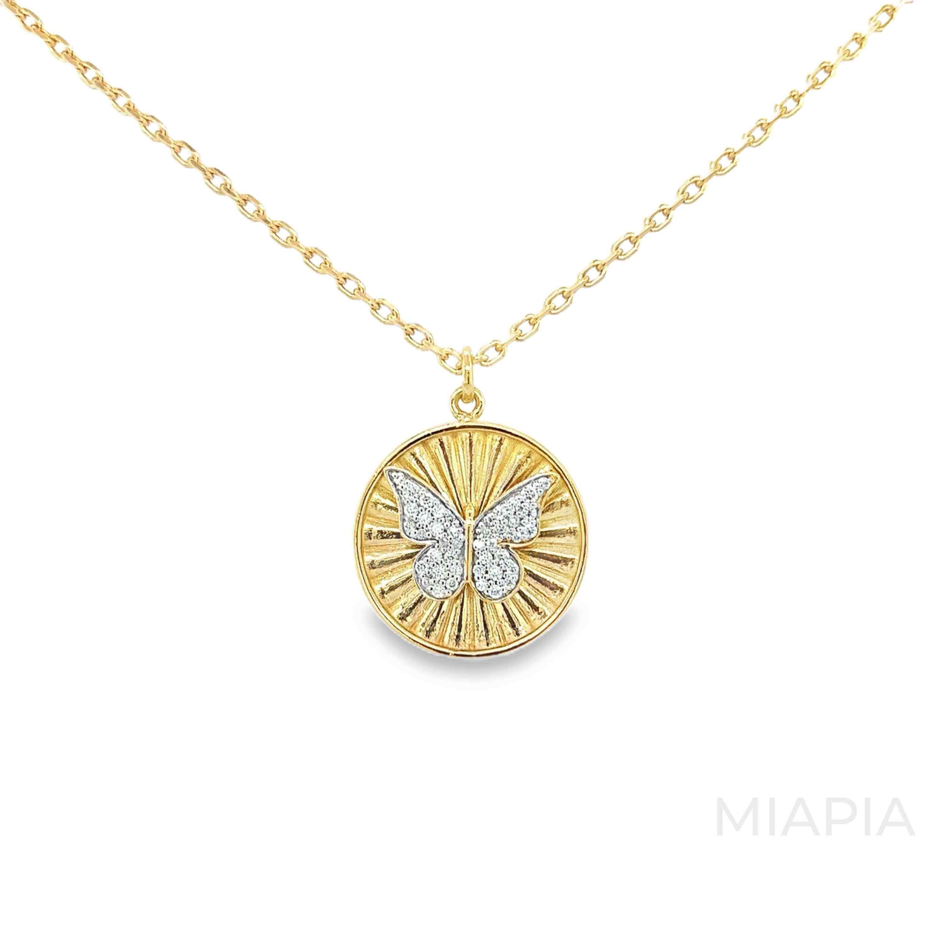 Luminous Butterfly Pendant