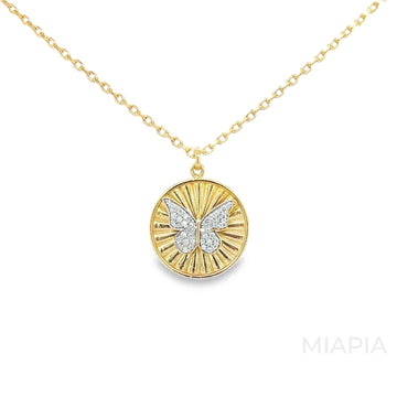 Luminous Butterfly Pendant