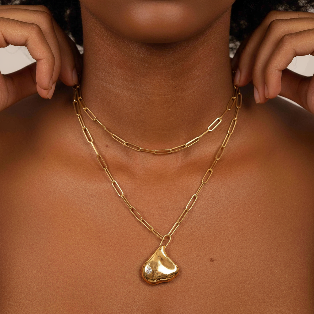 Honeyed Heart Pendant