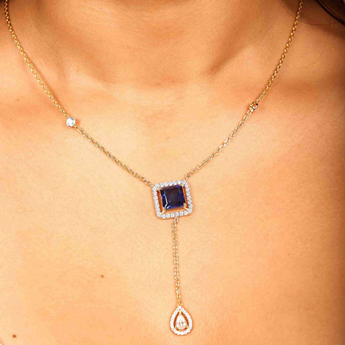 Sapphire Radiance Necklace