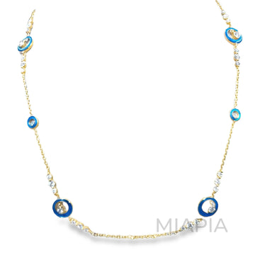 Azure Chain Necklace