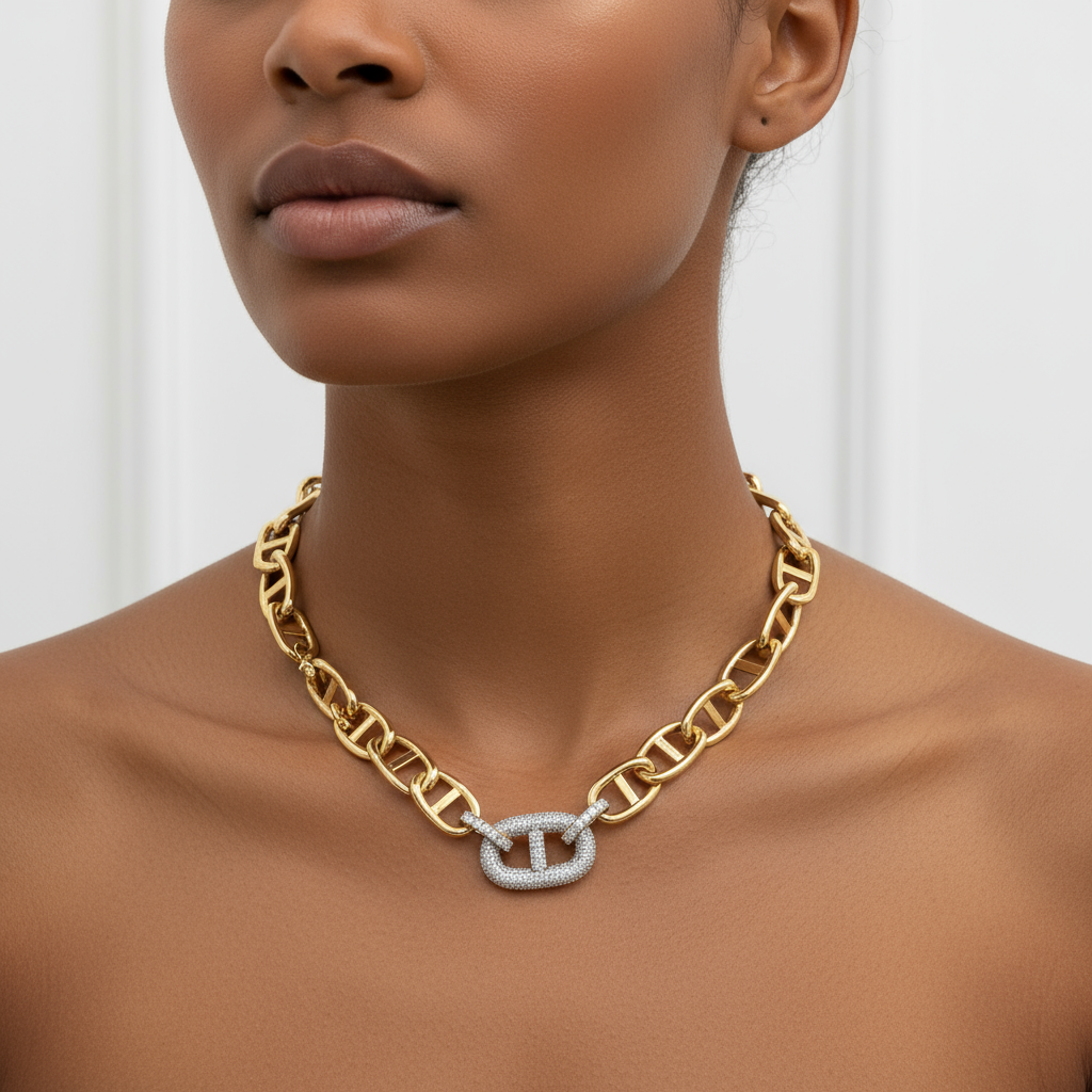 Iconic Oval Link Necklace