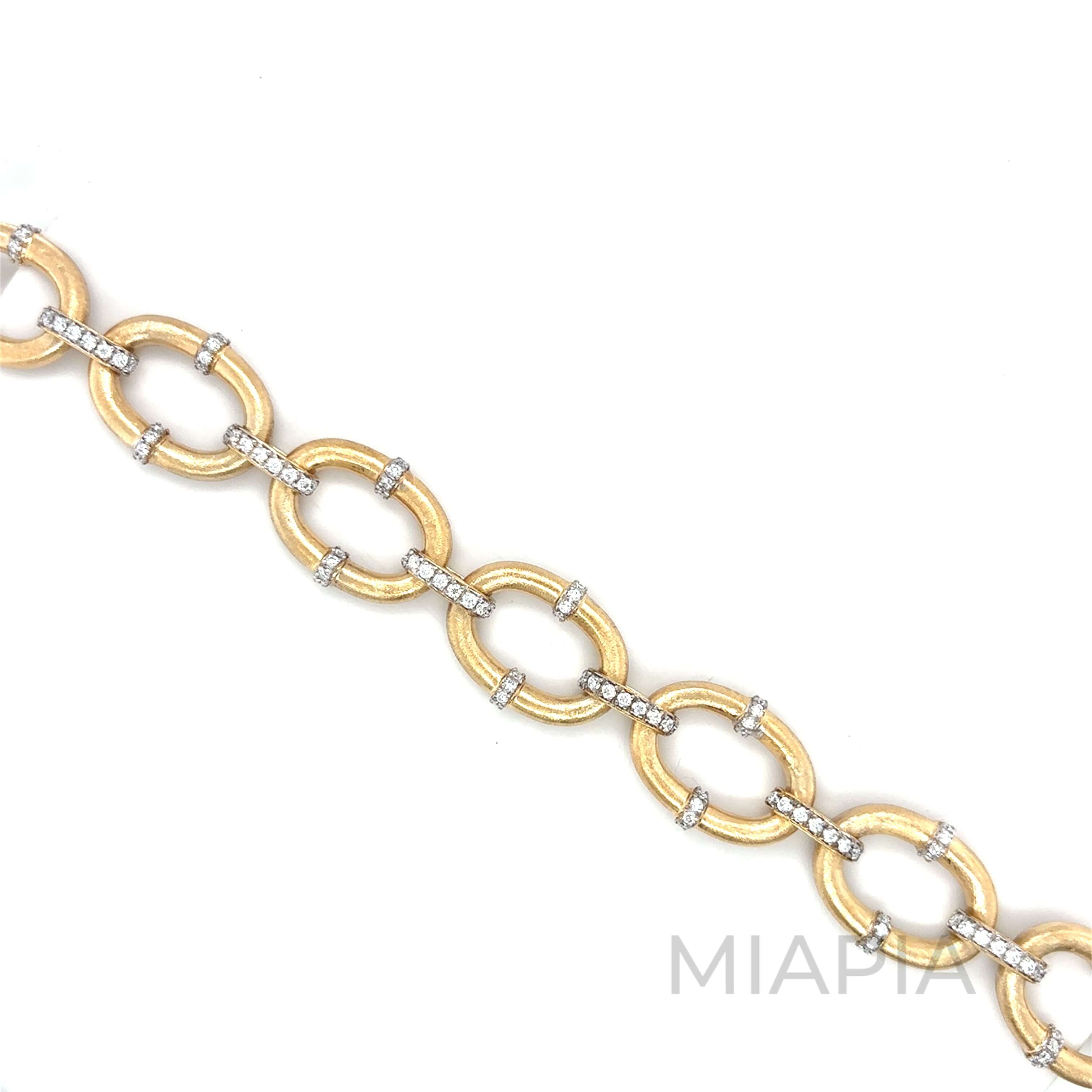 Brushed Gold Luxe Link Necklace