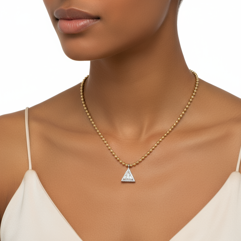 Radiant Vertex Pendant Necklace