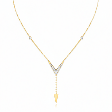 Arrowhead Y-Necklace
