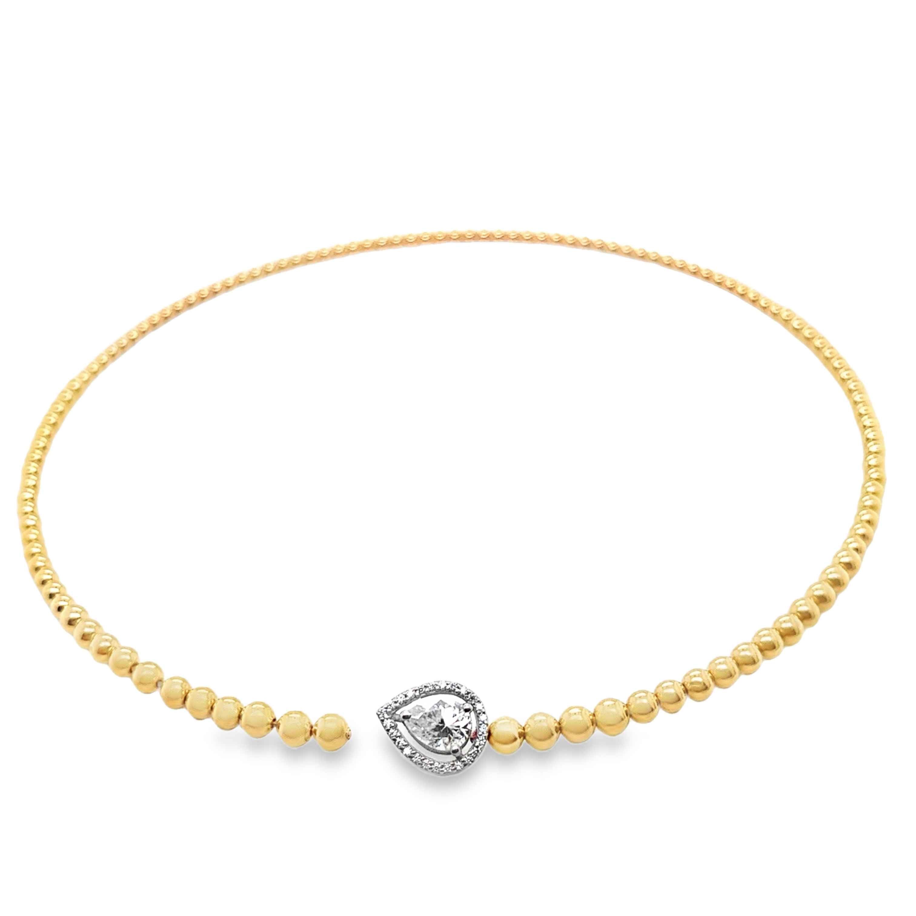 Snap and Swirl Drop Necklace