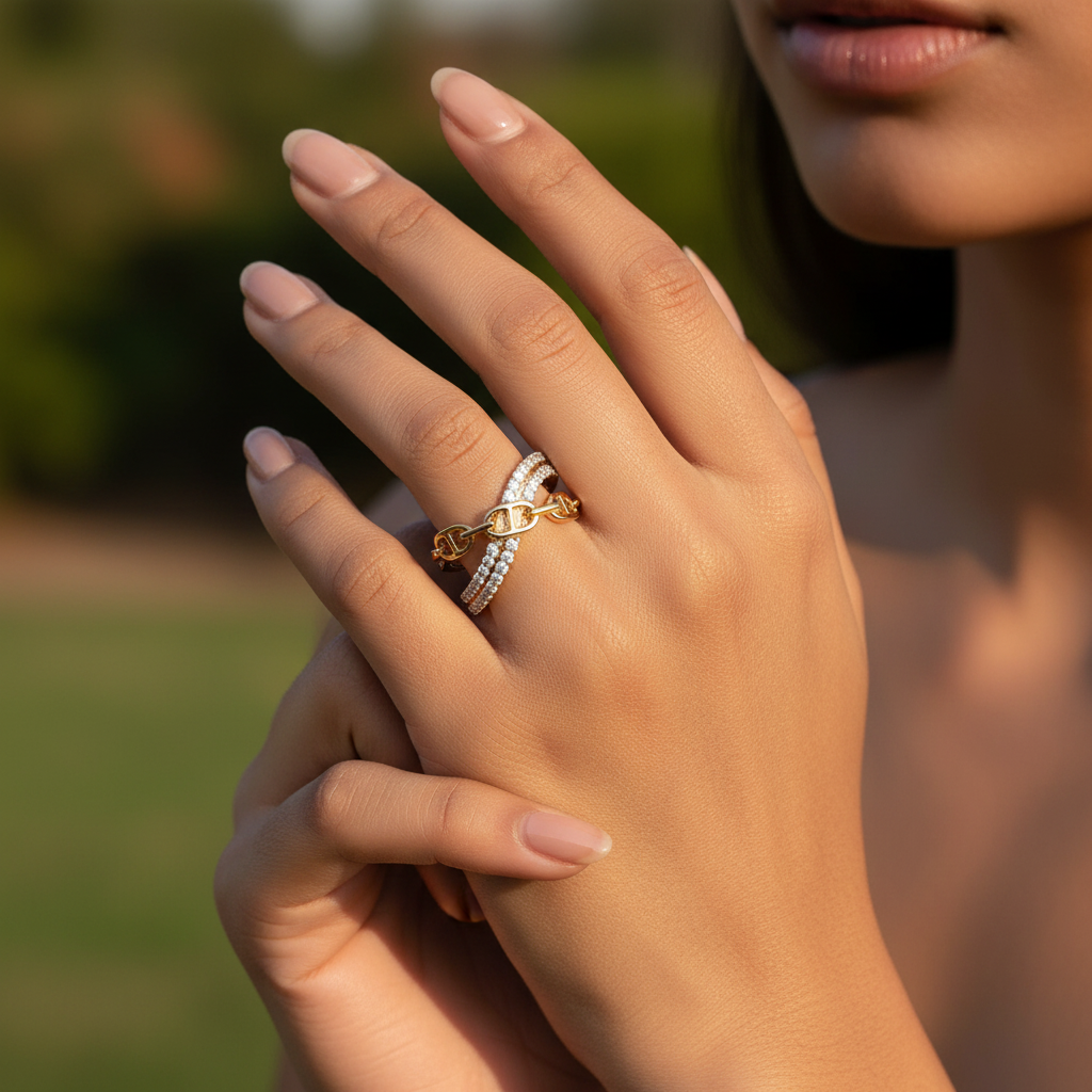 Link & Luster Ring