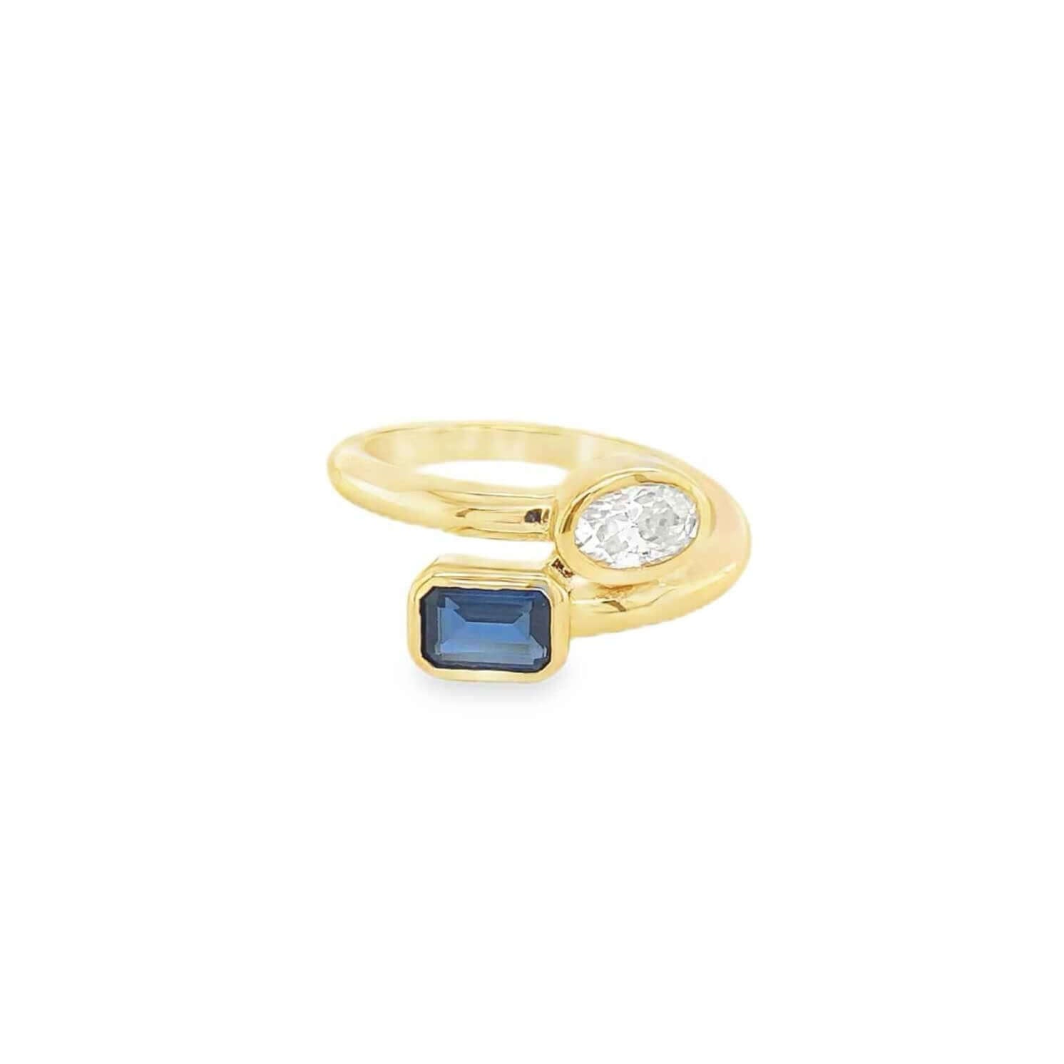 Sapphire Whisper Ring