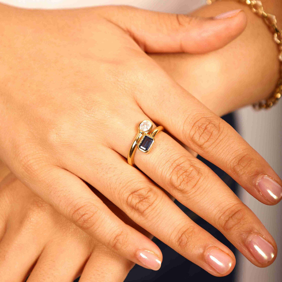 Sapphire Whisper Ring