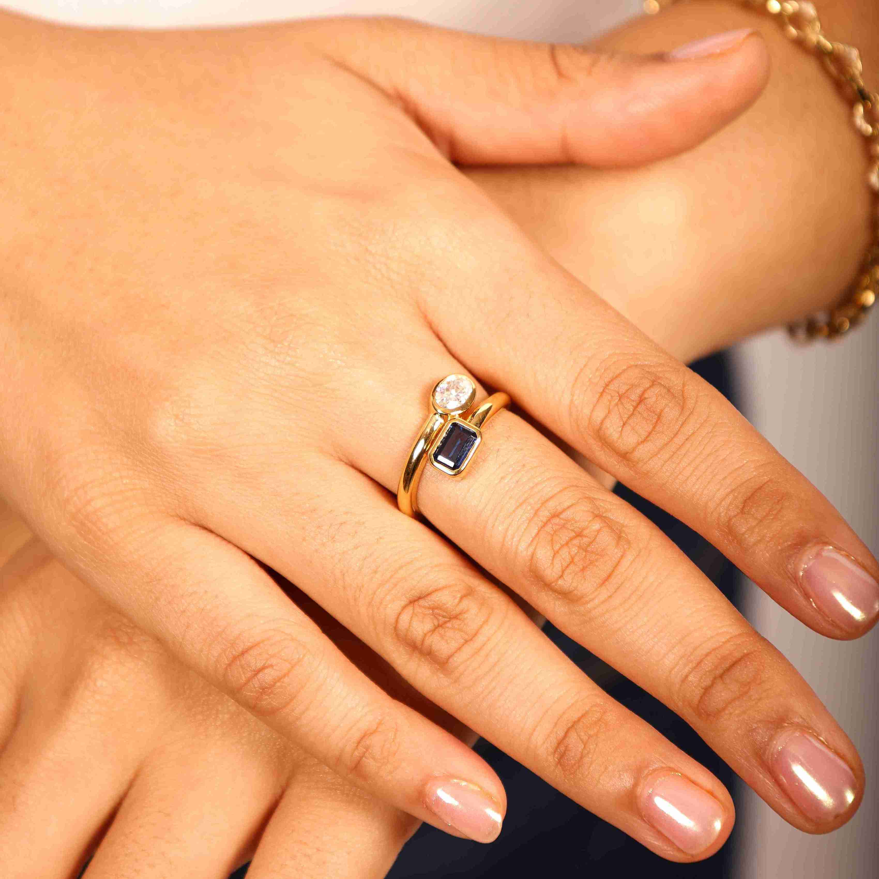 Sapphire Whisper Ring