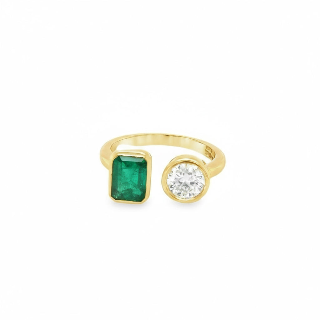 Tête-à-Tête Emerald Spark Ring
