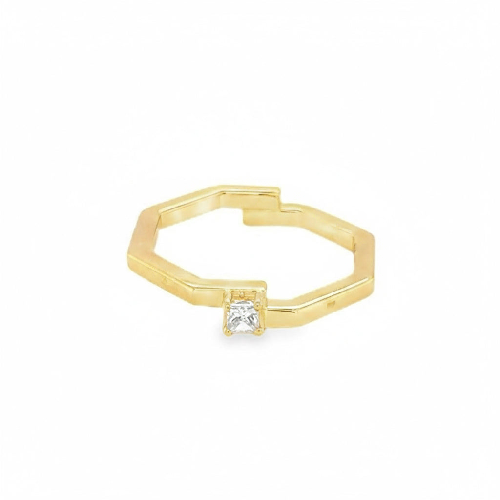 Prism Solitaire Ring