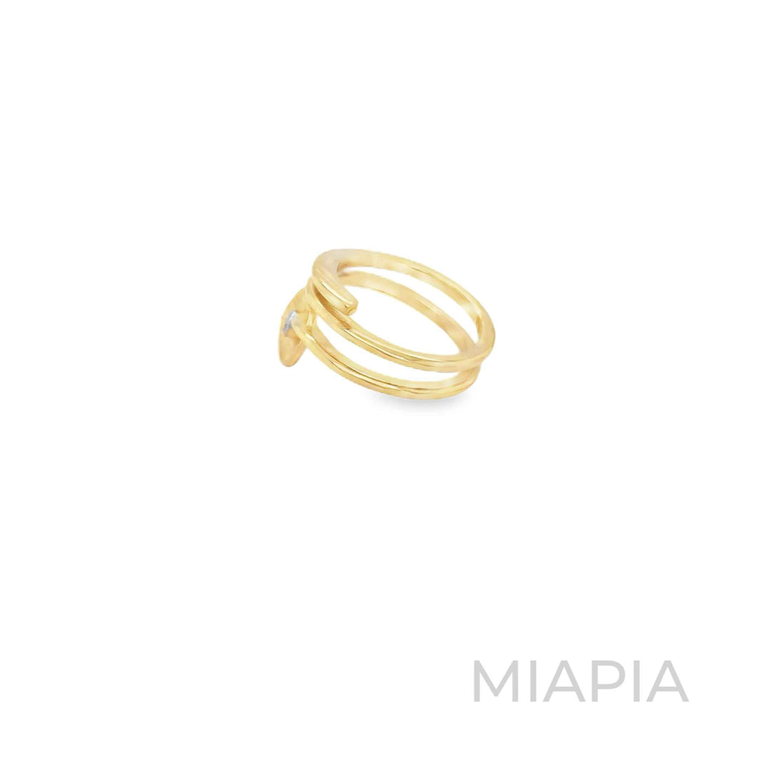 Sunbeam Moissanite Wrap Ring