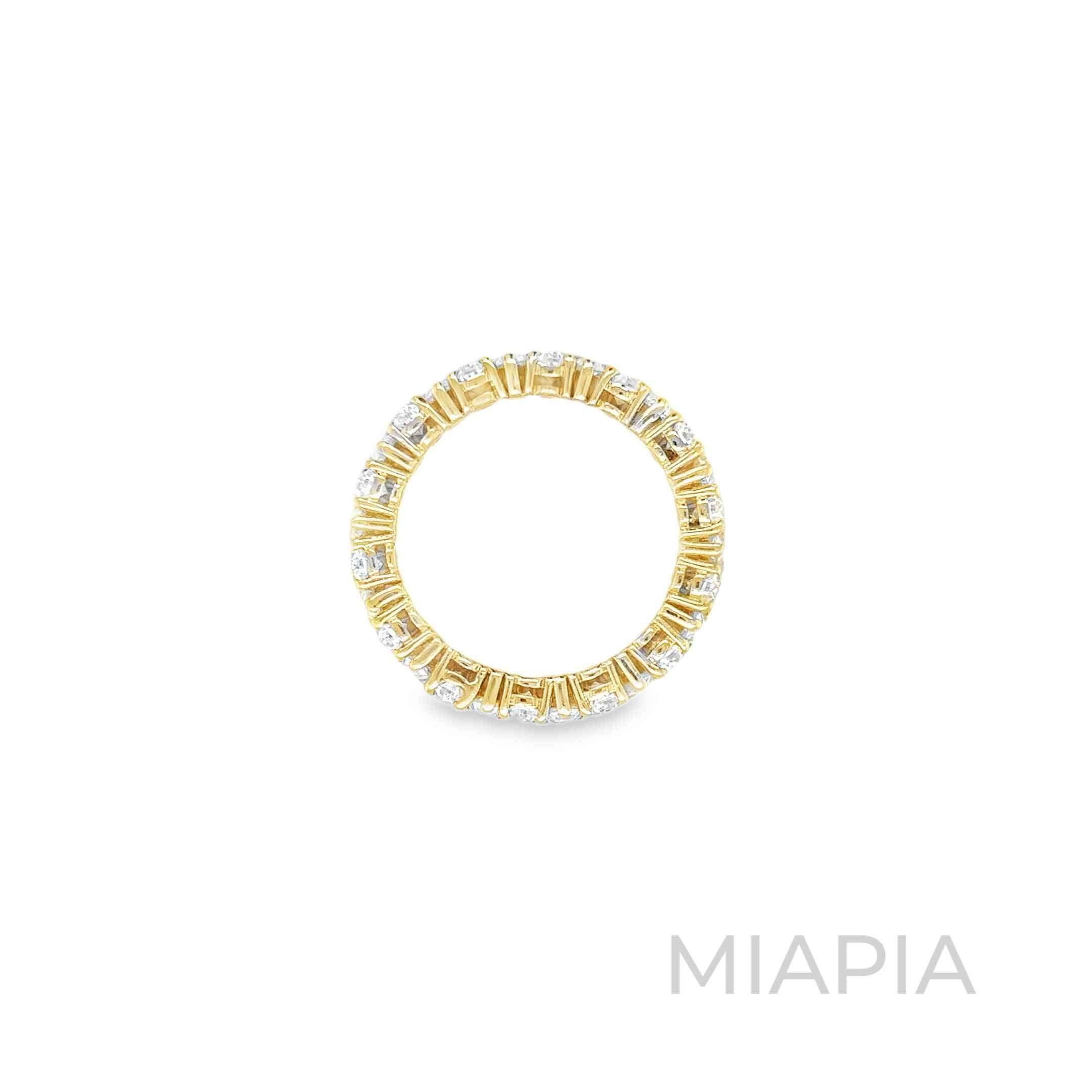 Pear Elegance Eternity Ring