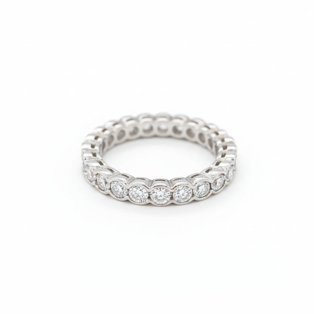 Bezel Set Rounds Eternity Ring
