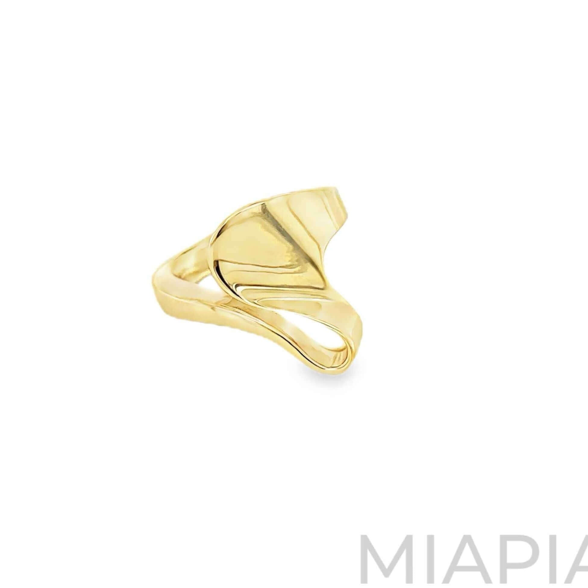 Sculpted Flow Statement Ring