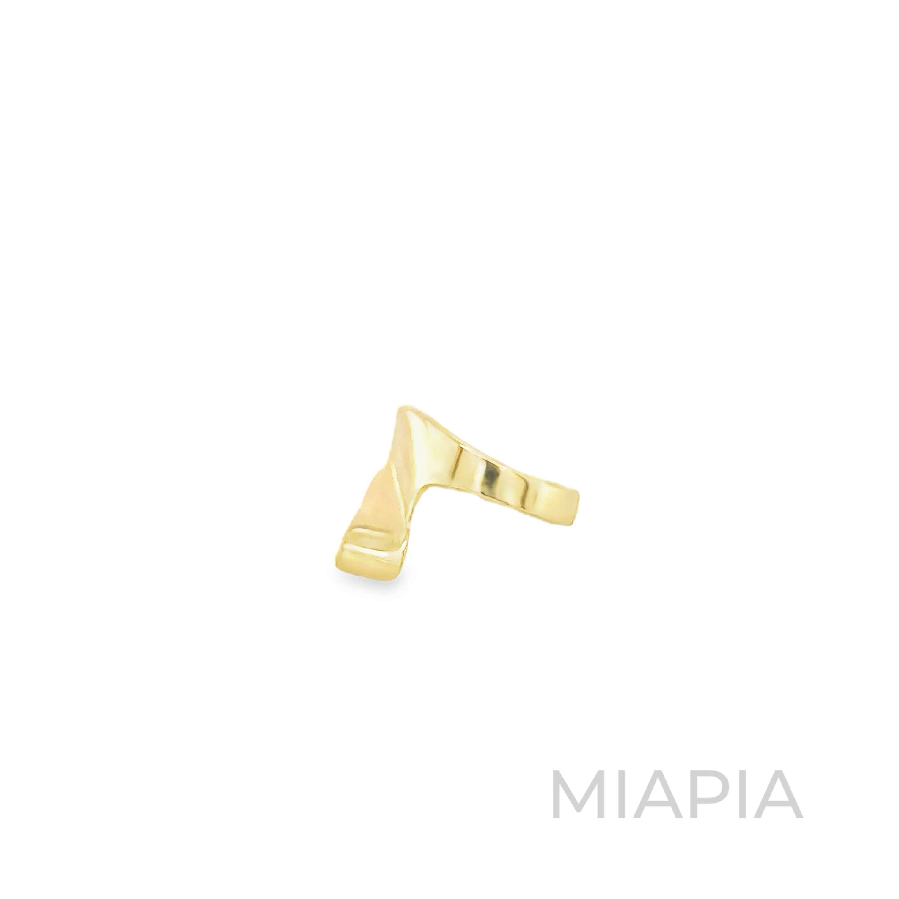 Sculpted Flow Statement Ring