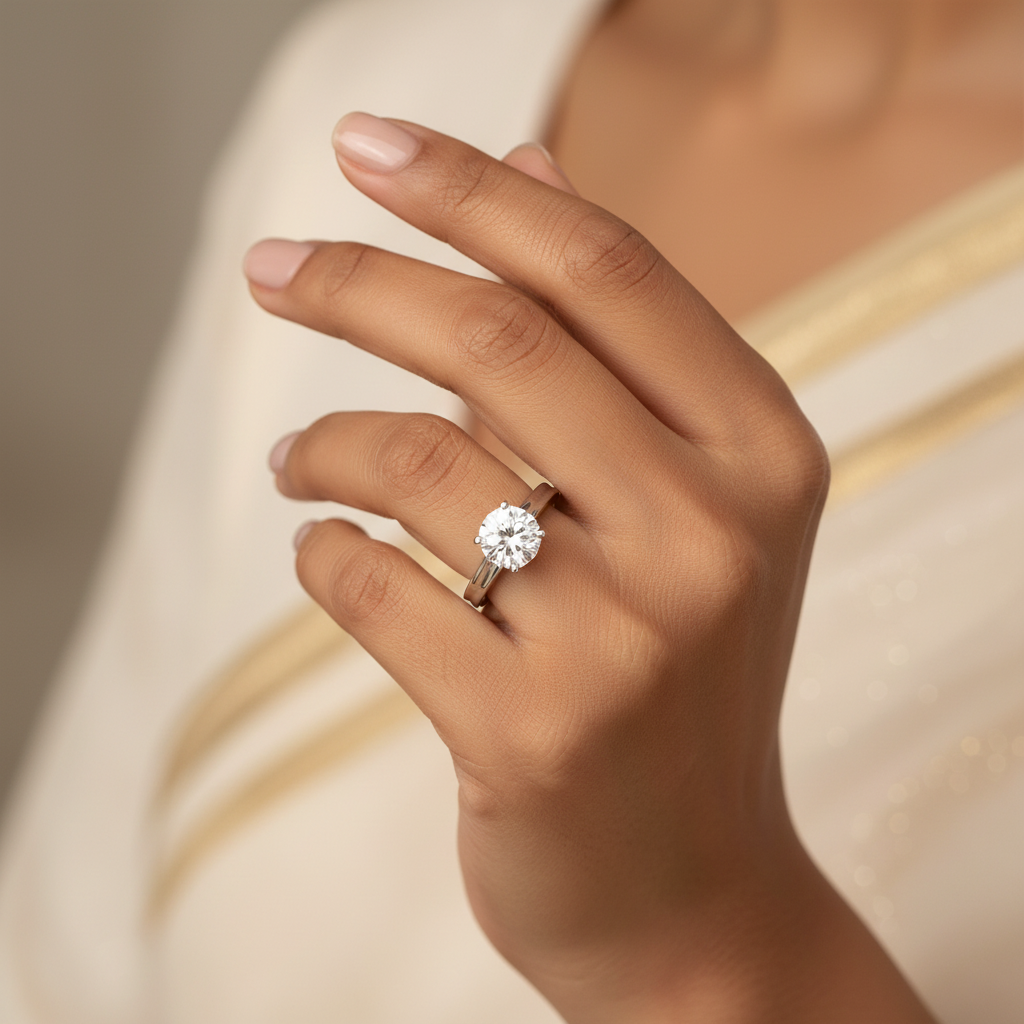 2 Carat Whisper Solitaire Ring