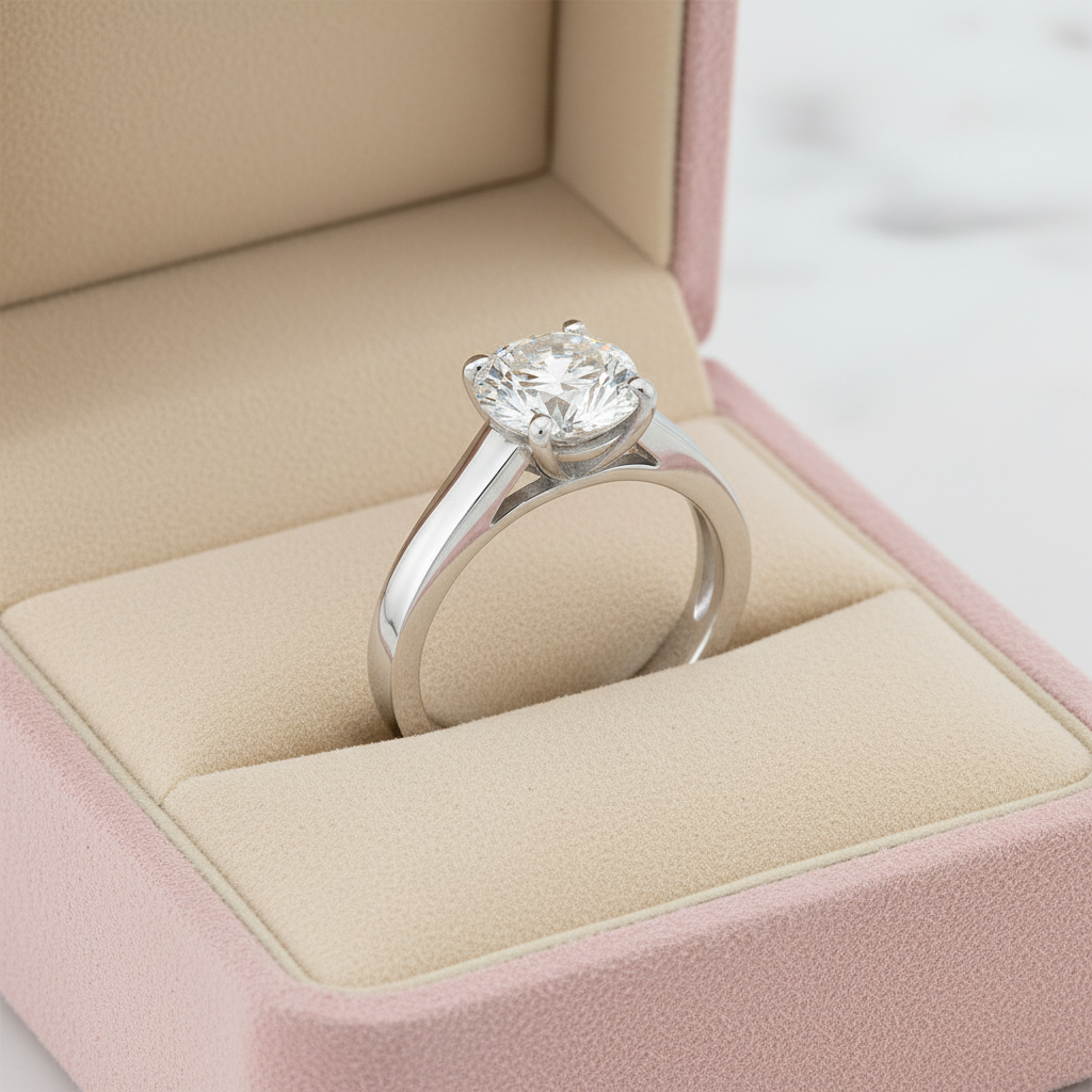 2 Carat Whisper Solitaire Ring