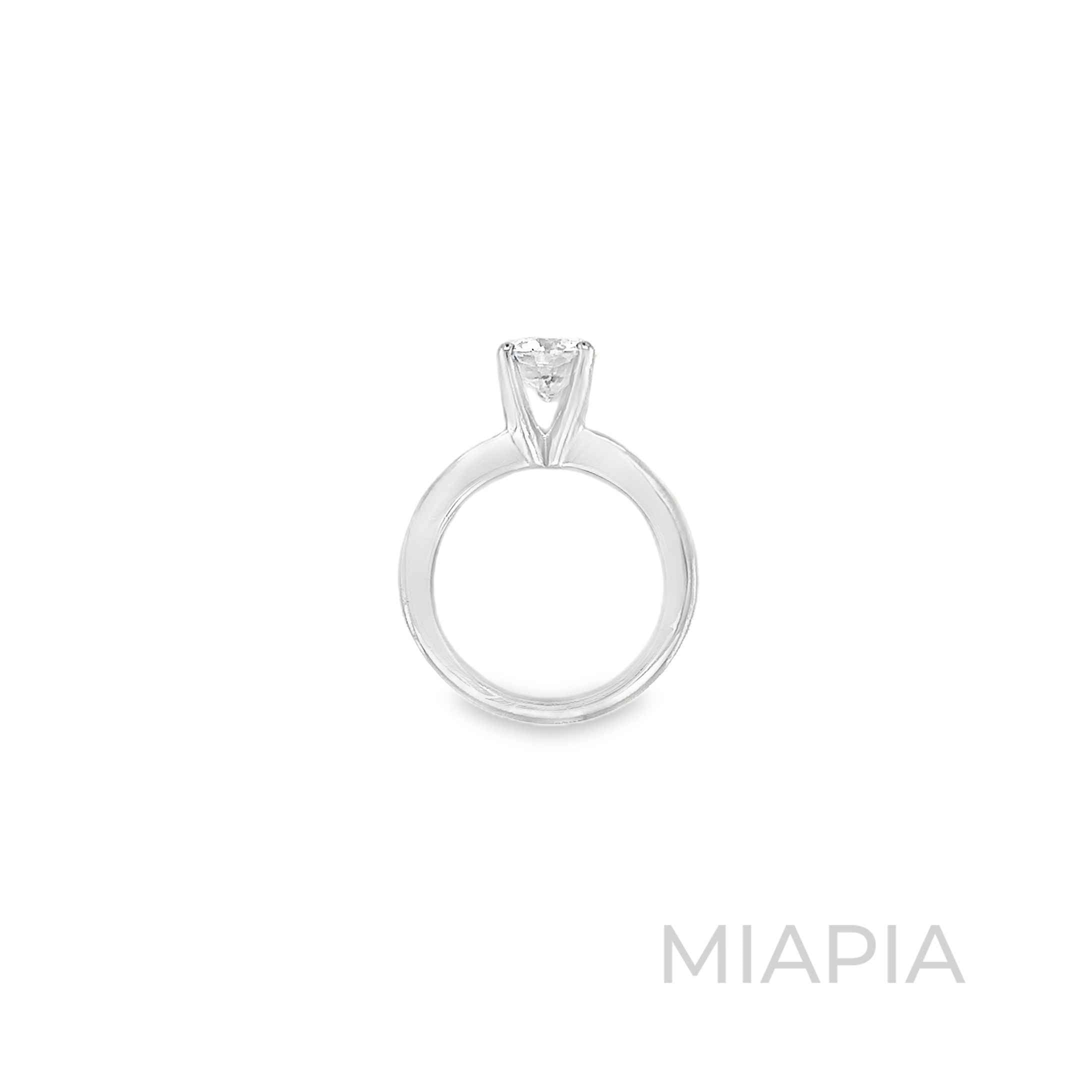 2.50 Carat Radiance Channel Solitaire Ring