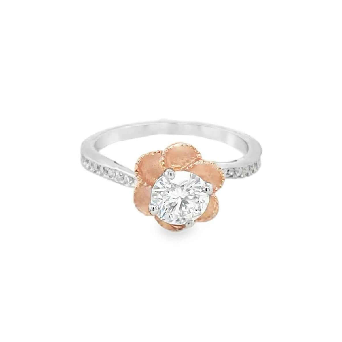 1 Carat Blooming Solitaire Ring