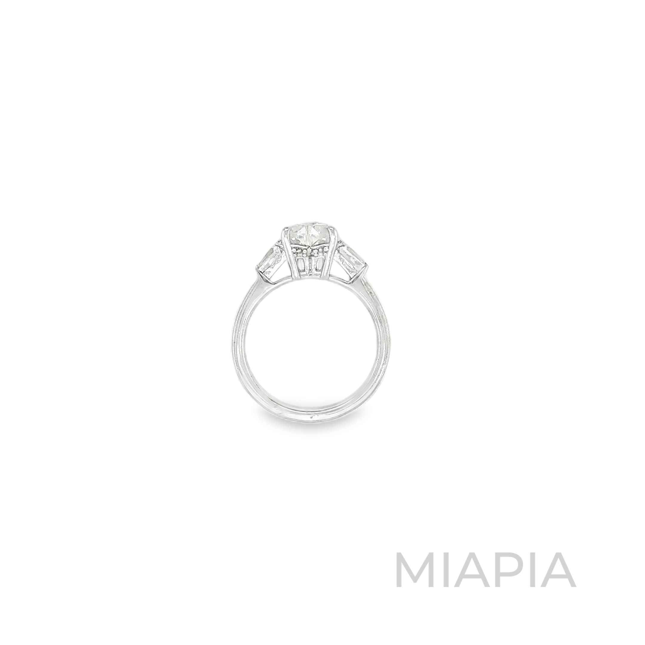 1.50 Carat Heart &  Baguette Bliss Ring