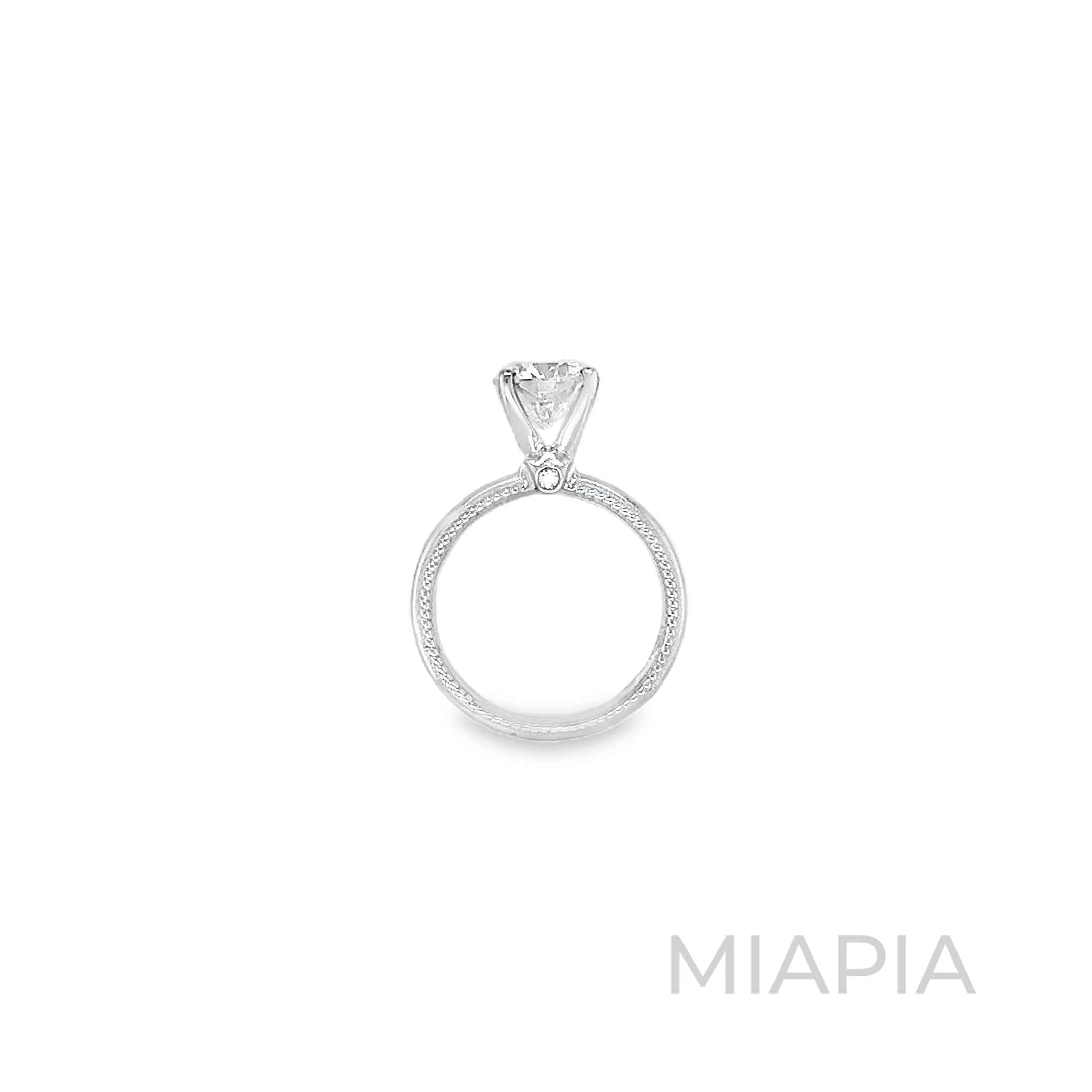 2 Carat Vintage Charm Solitaire Ring