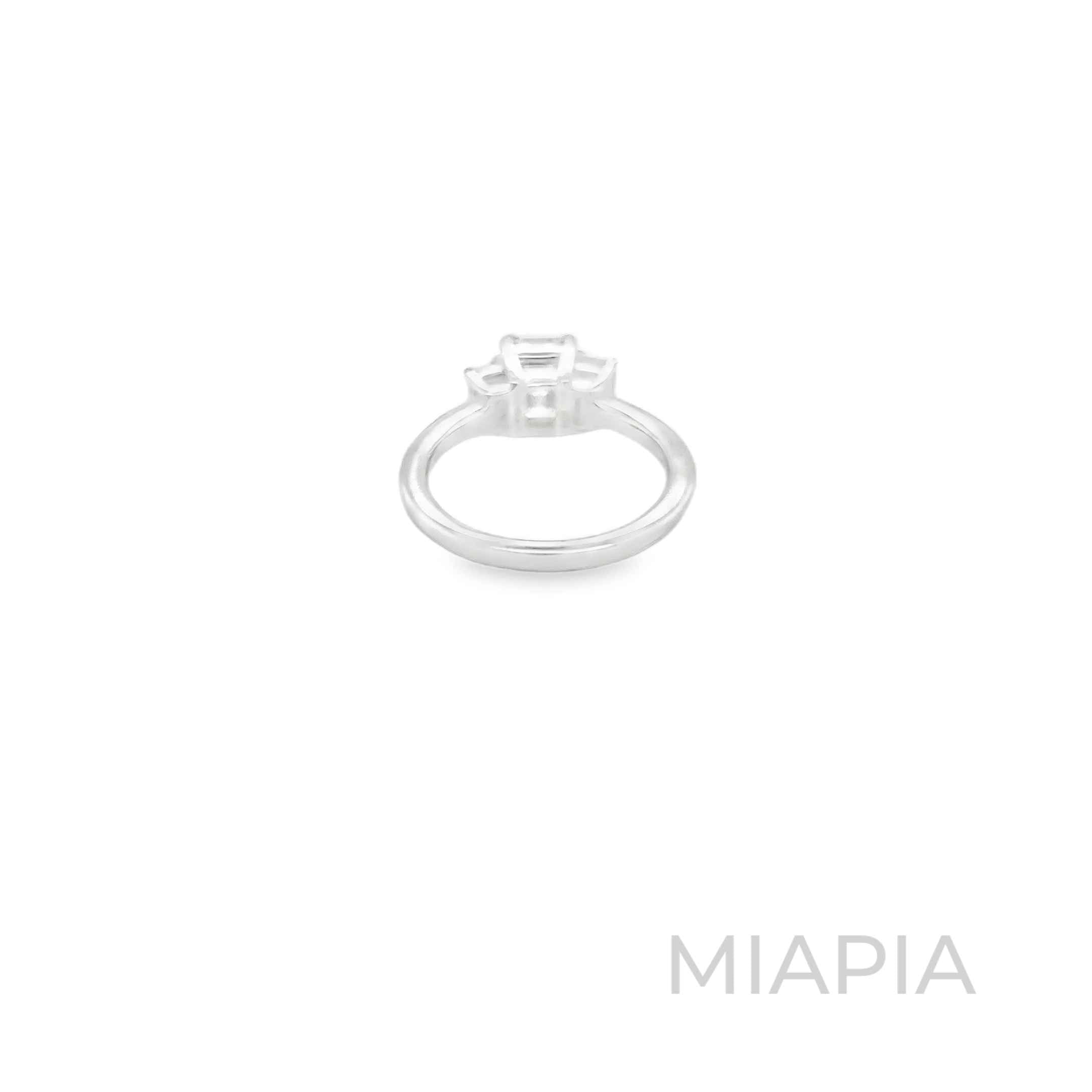 1.5 Carat Emerald Radiance Trilogy Ring