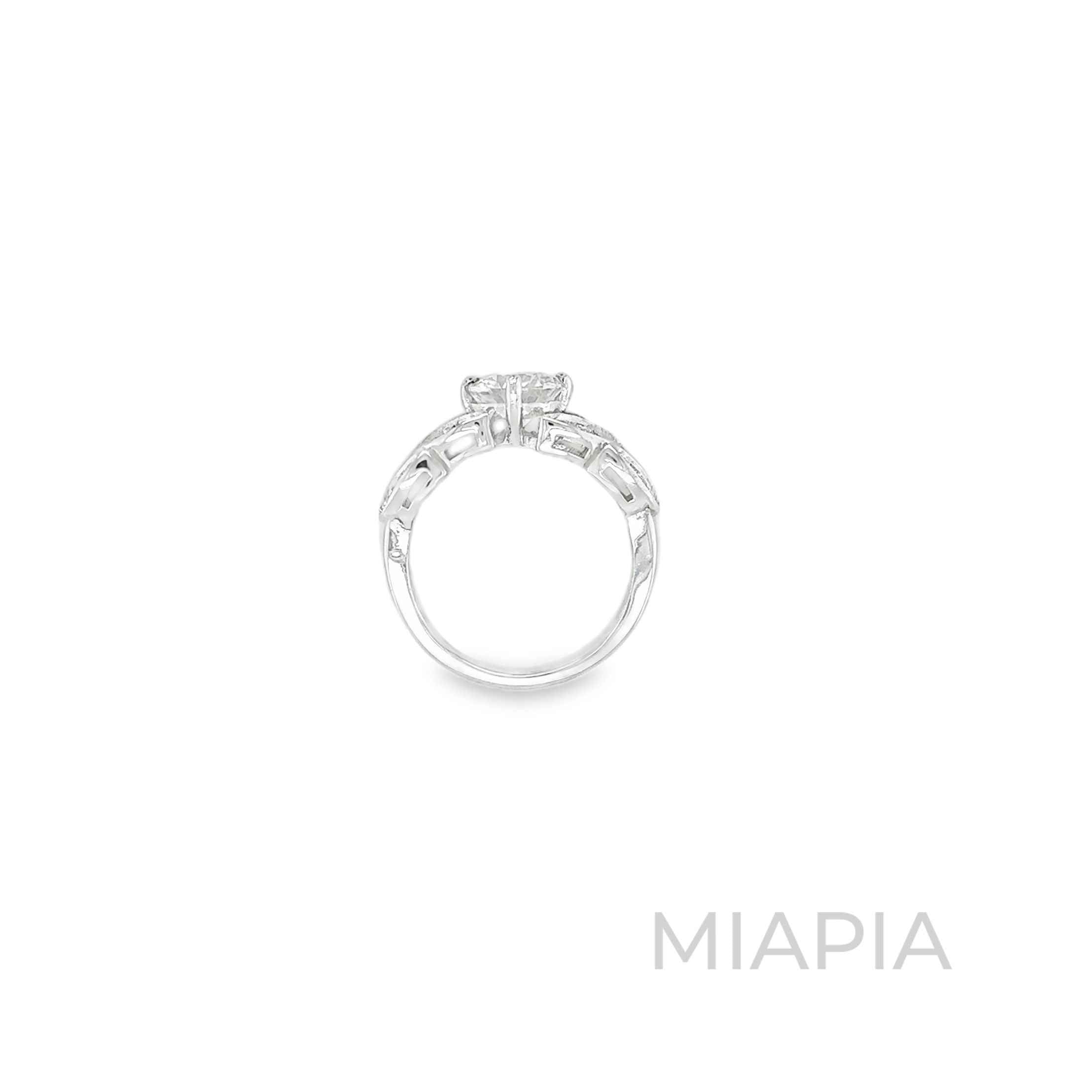 1.50 Carat Marquise Charm Solitaire Ring