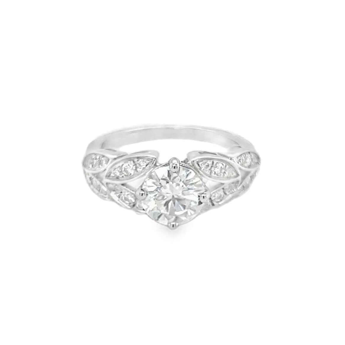 1.50 Carat Marquise Charm Solitaire Ring