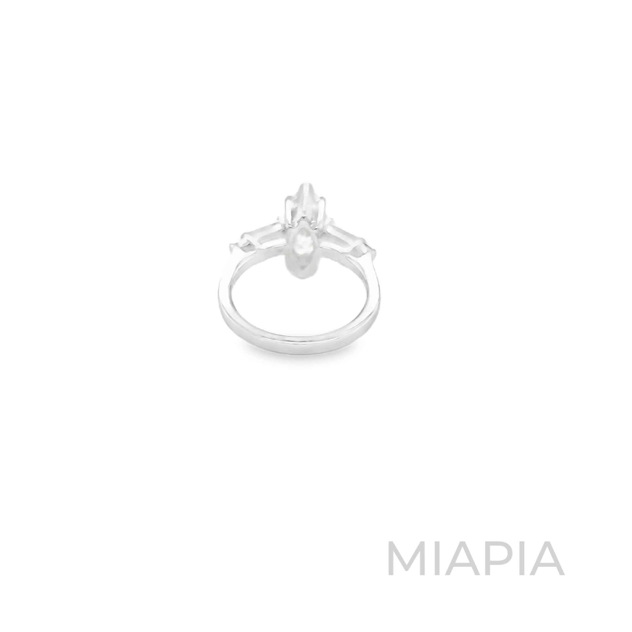 2 Carat Marquise Elegance Baguette Ring