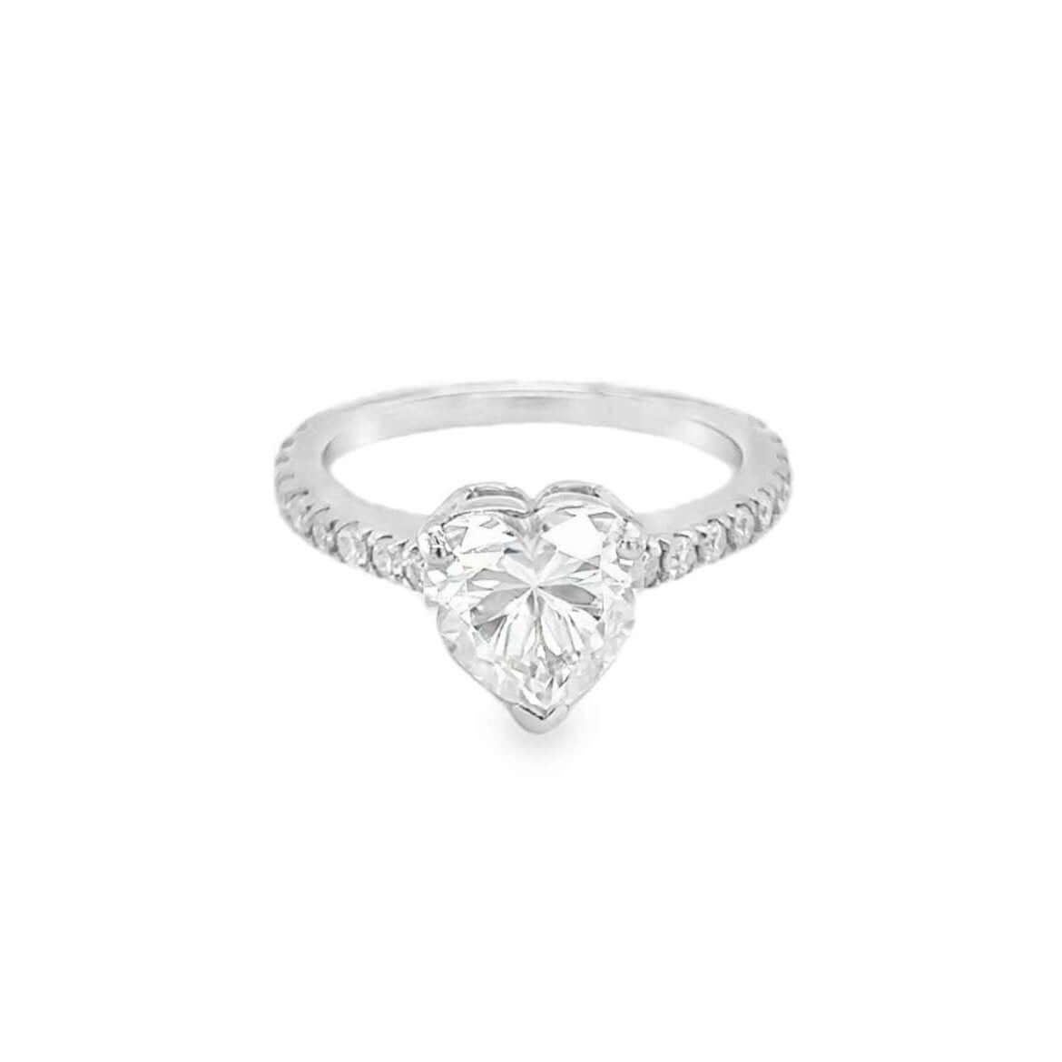 3 Carat Lovestruck Heart Moissanite Ring
