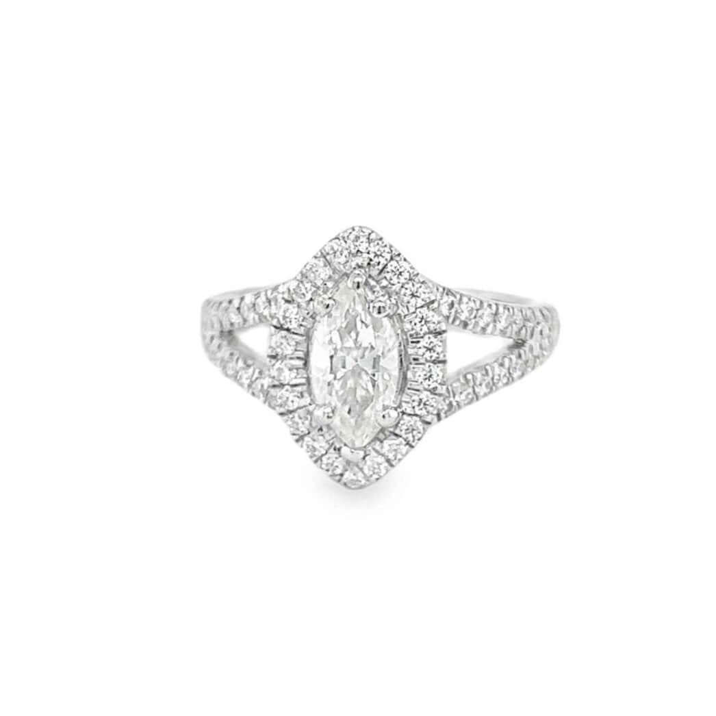 2 Carat Marquise Mirage Moissanite Ring