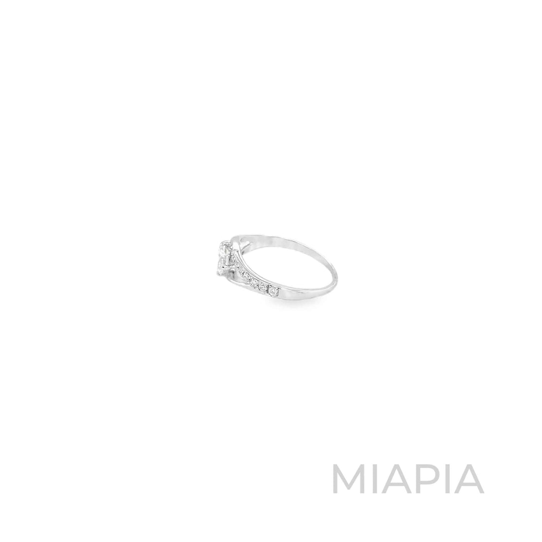 1 Carat Split Band Moissanite Ring