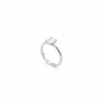 3/4 Carat Princess Cut Solitaire Ring