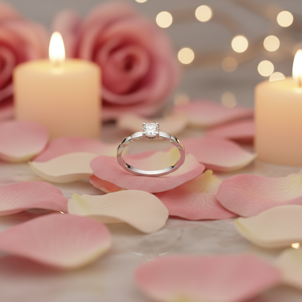 1/3 Carat Round Solitaire Ring