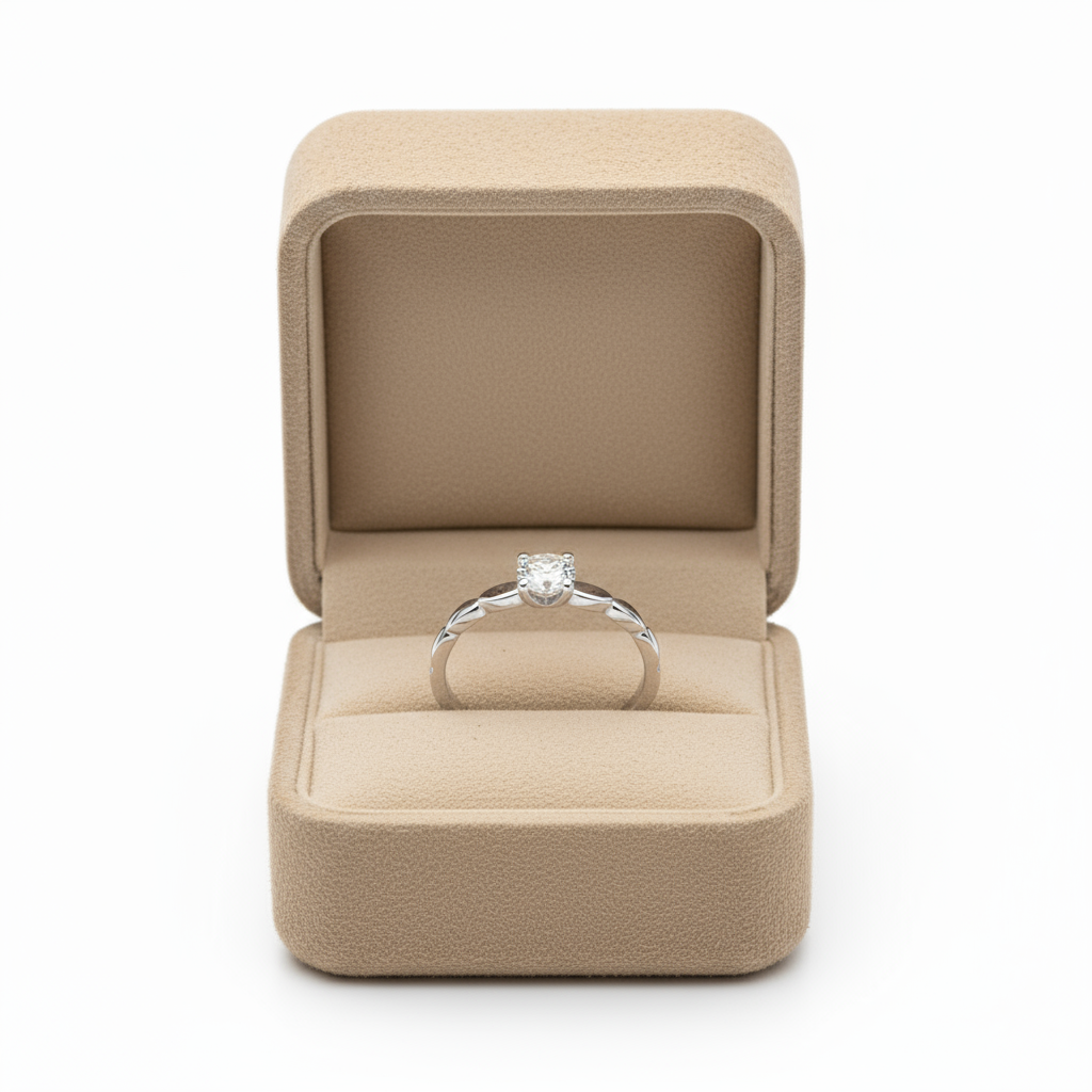 1/3 Carat Round Solitaire Ring